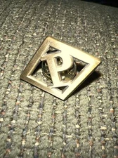 John Powers Irish Whiskey Lapel/hat Pin. Free Shipping USA  Gold Color