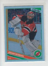 13/14 OPC New Jersey Devils Johan Hedberg Rainbow card #312