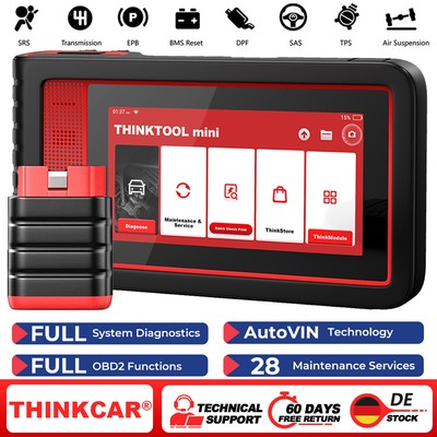 Thinktool mini KFZ Diagnosegerät OBD2 DPF TPMS Fehler Auslesegerät Service Reset