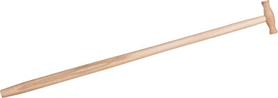 Spatenstiel aus Eschenholz gespitzt mit TGriff Ideal gerade gebogen