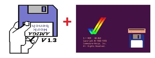 Adaptateur flash Amiga 500/500+/600/2000/CDTV ==> Kickstart 1,3 + 3,1 CLOANTO - Photo 3/6