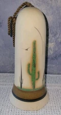 Vintage Betty Selby signed Wind Chime - Hand Painted Desert Cactus