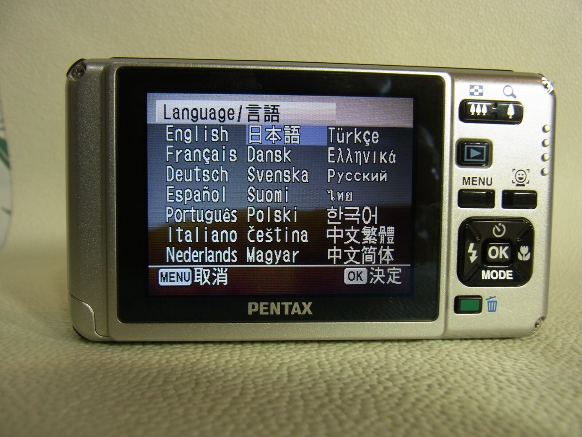 PENTAX Optio W80,Red,5x,2.5in,12MP,WP Excellent from JAPAN PENTAX