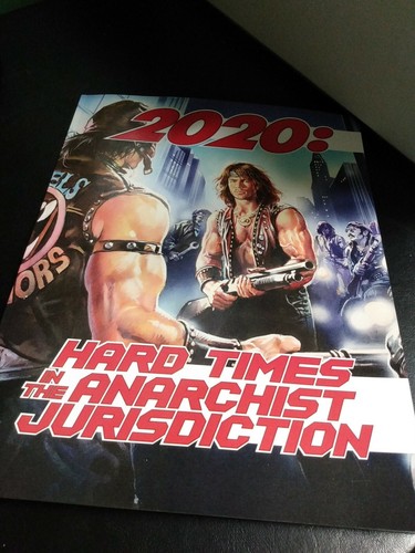 Sátira 2020 TIEMPOS DIFÍCILES EN LA JURISDICCIÓN ANARQUISTA David F Walker nuevo 2021 TP - Imagen 1 de 5