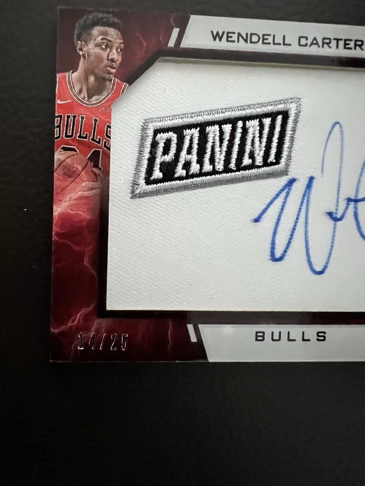 WENDELL CARTER JR PANINI 2019 AUTO #14/25 - Image 3 of 4