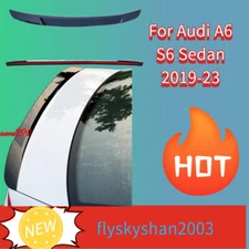 Glossy Black ABS Rear Tail Trunk Spoiler Wing Lip For Chevrolet Malibu 2016-2021