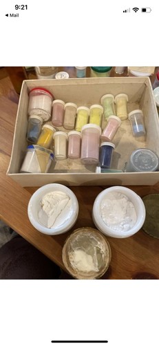 huge lot of set of vintage Liquid & powder paint - Picture 3 of 12
