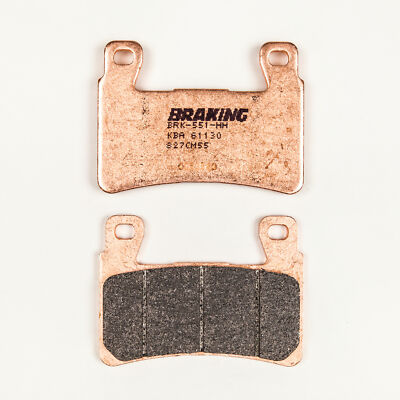 Braking Sintered Sport Brake Pads Black Harley FLSTF 15-17 Honda CBR 827CM55