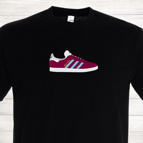 Gazelle West Ham Football COYI Irons The Hammers Top T Shirt - Picture 8 of 15