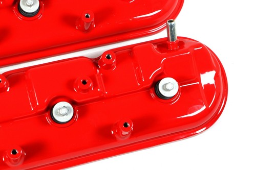 Genuine OEM GM LSA LS9 LS3 LS7 Corvette CTS-V ZL1 Valve Covers Powder Coated Red - Picture 7 of 12