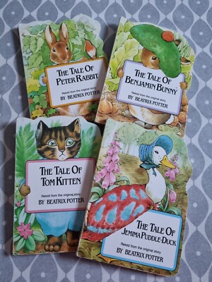 Vintage Beatrix Potter Shaped Board Book Set
