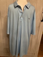 Callaway opti dri Logo sleeve polo Shirt men's Size-XXL NEW Turquoise