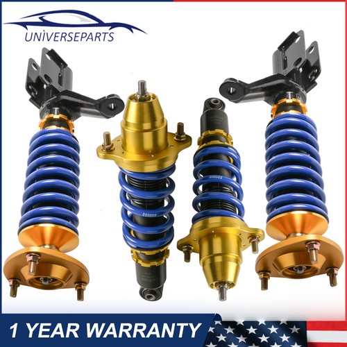 Set Adjustable Coilover Strut Shocks Absorber For 02-06 Acura RSX Type ...