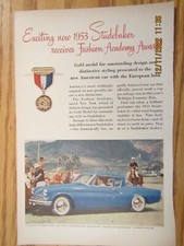 420 Vintage Original Advertisement 1953 Studebaker Commander V-8 1 Page 953 420 Vintage Original Advertisement 1953 Studebaker Commander V-8 1 Page 953