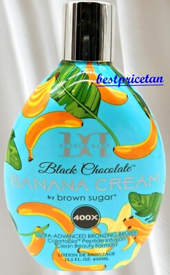 Brown Sugar BLACK CHOCOLATE DOUBLE DARK BANANA CREAM 400X 13.5 oz