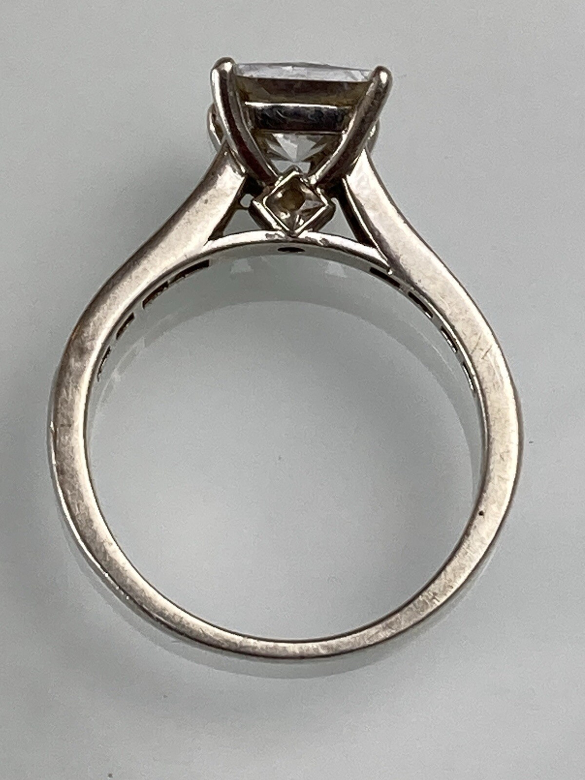 Sterling 925 Solid Silver Iced AAA Statement Ring… - image 8