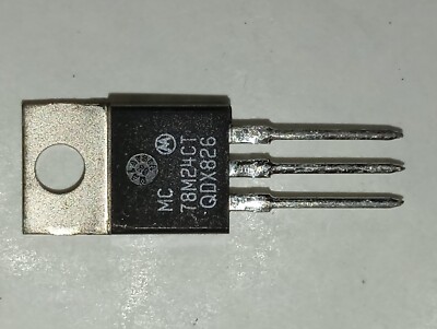 Transistor MC78M24CT - Lot De 2 Pièces, NOS (New Old Stock), Marque Motorola/RTC/SGS