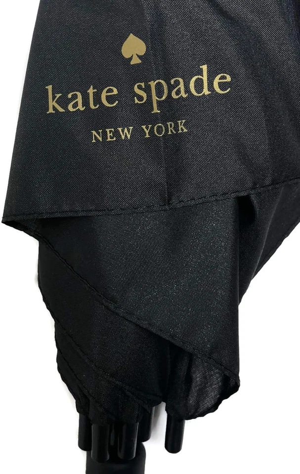 Nuevo - Kate Spade New York Gato Negro, Paraguas de Viaje Grande Ligero Foto 4 de 4