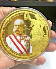 Franz Joseph I. / &Ouml;sterreich  ,vergoldet,10 cm,376 gr  (SIM-2)