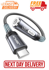 JSAUX USB Type C to 3.5Mm Female Headphone Jack Adapter, USB C to Aux Audio Dong