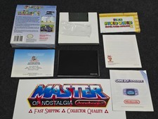 GBA SUPER MARIO WORLD Complete CIB Game Boy MAP Super Mario Advance 2 Nintendo