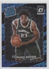 2017-18 Donruss Optic Rated Rookie Black Velocity Prizm 11/39 Sterling Brown h8k