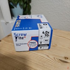 Screw-Tite 4.0 x 70mm Yellow Pozidrive Countersunk Screw CSK- Pack of 100