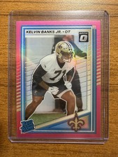 2025 Panini Donruss Optic Rated Rookie #372 Kelvin Banks Jr. Pink