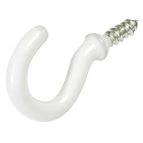 Hillman Cup Hook White (3/4") 50 Pack 852711