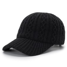 Winter Knit Beanie Baseball Cap - Womens Men Cold Weather Outdoor Warm Knitte...