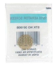 Danco 36190B Brass Triple Chrome Aerator Washer Screen 15/16 in. Pack of 5