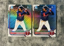 Carlos Aguiar 2022 Bowman Chrome Mojo 1st Refractor (2) Refractors