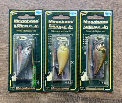 Megabass FX-Crank Knuckle Jr. Wobbler Fishing Lure Set of 3