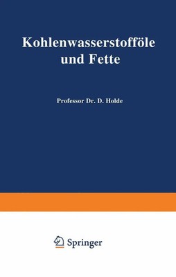 W. Bleyberg (u. a.) | Kohlenwasserstofföle und Fette | Taschenbuch | Deutsch