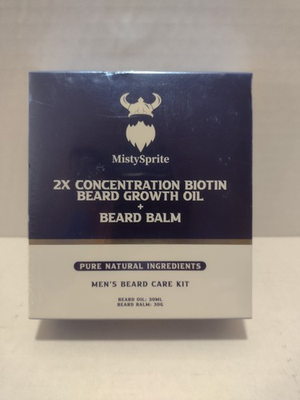 #ad Bear Balm MistySprite 2x Concentrate Biotin Beard Growth Oil And Beard Balm $17.45