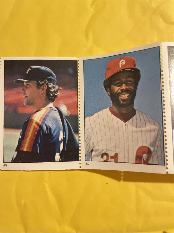 Linha de 10 selos Fleer 1982 - Bruce Sutter, Jack Clark, Harold Baines e mais - Imagem 4 de 4