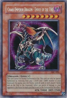 Chaos Emperor Dragon - Envoy of the End Unlimited [IOC - IOC-000] LP YuGiOh