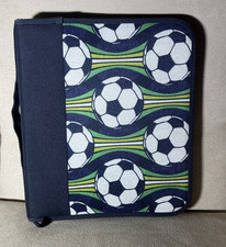 POTTERY BARN KIDS Zip 1 Inch Binder Soccer Balls