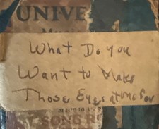 Universal player piano roll what do you want to make those eyes at me for