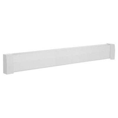 5ft Steel Baseboard Heater Cover, Heavy-duty & Easy Installation, White