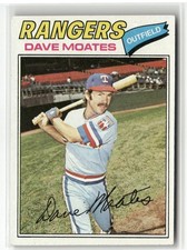 1977 Topps 588 Dave Moates Texas Rangers 1977 Topps 588 Dave Moates Texas Rangers