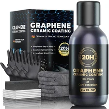20H Nano Graphene Ceramic Coating for Cars UV Technology & Extremely Hydrophobic