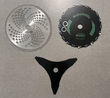 Brush Cutter Blade Set 3 Pack 80T 3T Star Blade