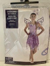 Shimmering Butterfly Purple child S 4-6 Halloween Child Costume