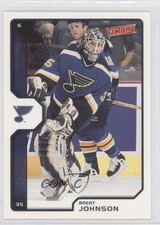 2002-03 Upper Deck Victory Brent Johnson #186 0b4