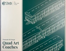 Ellis Clark Trains Railworks C2000B Quad Art Coaches No. 90B  LNER Teak New