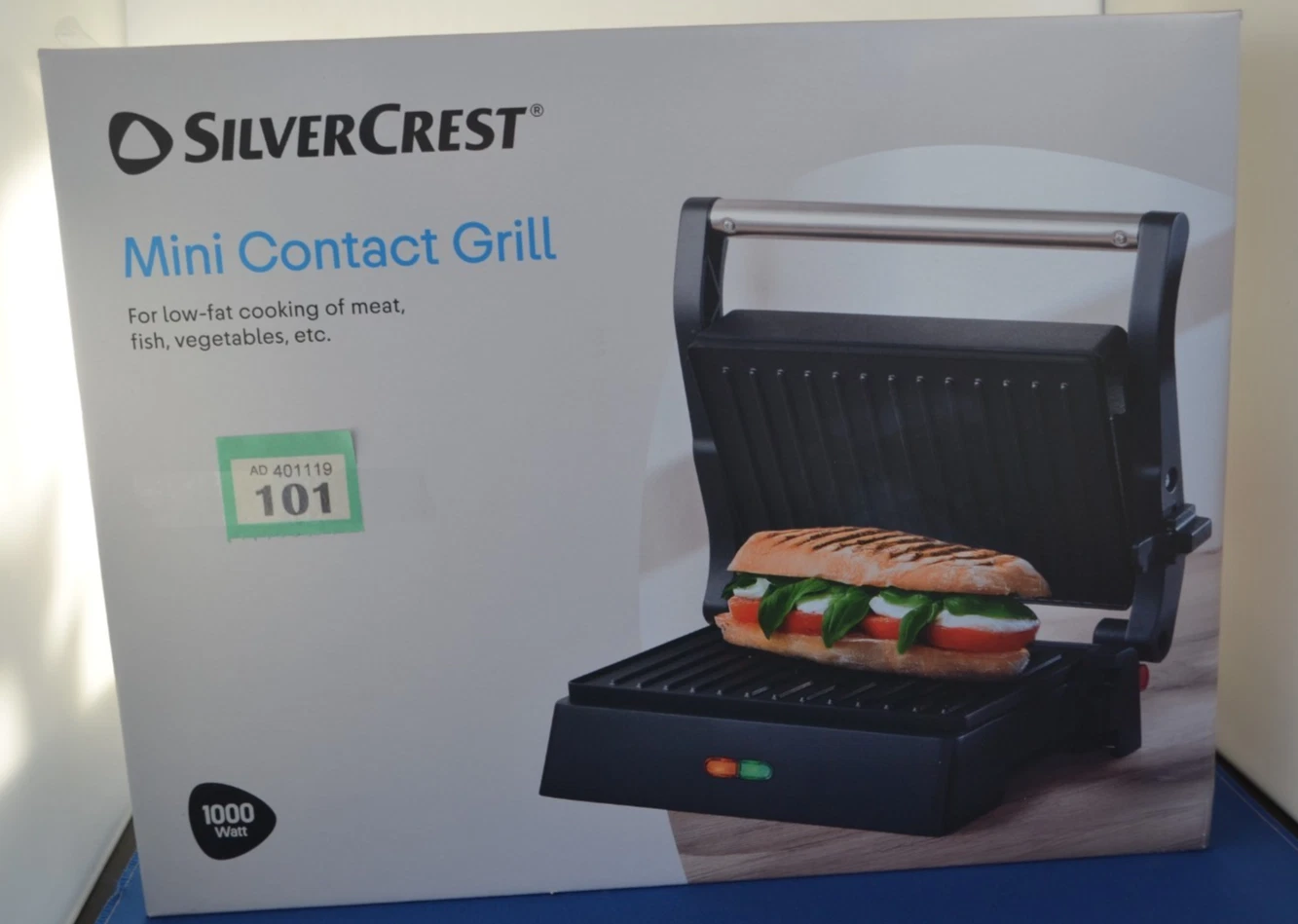 SilverCrest Mini Contact Grill / Panini Press New