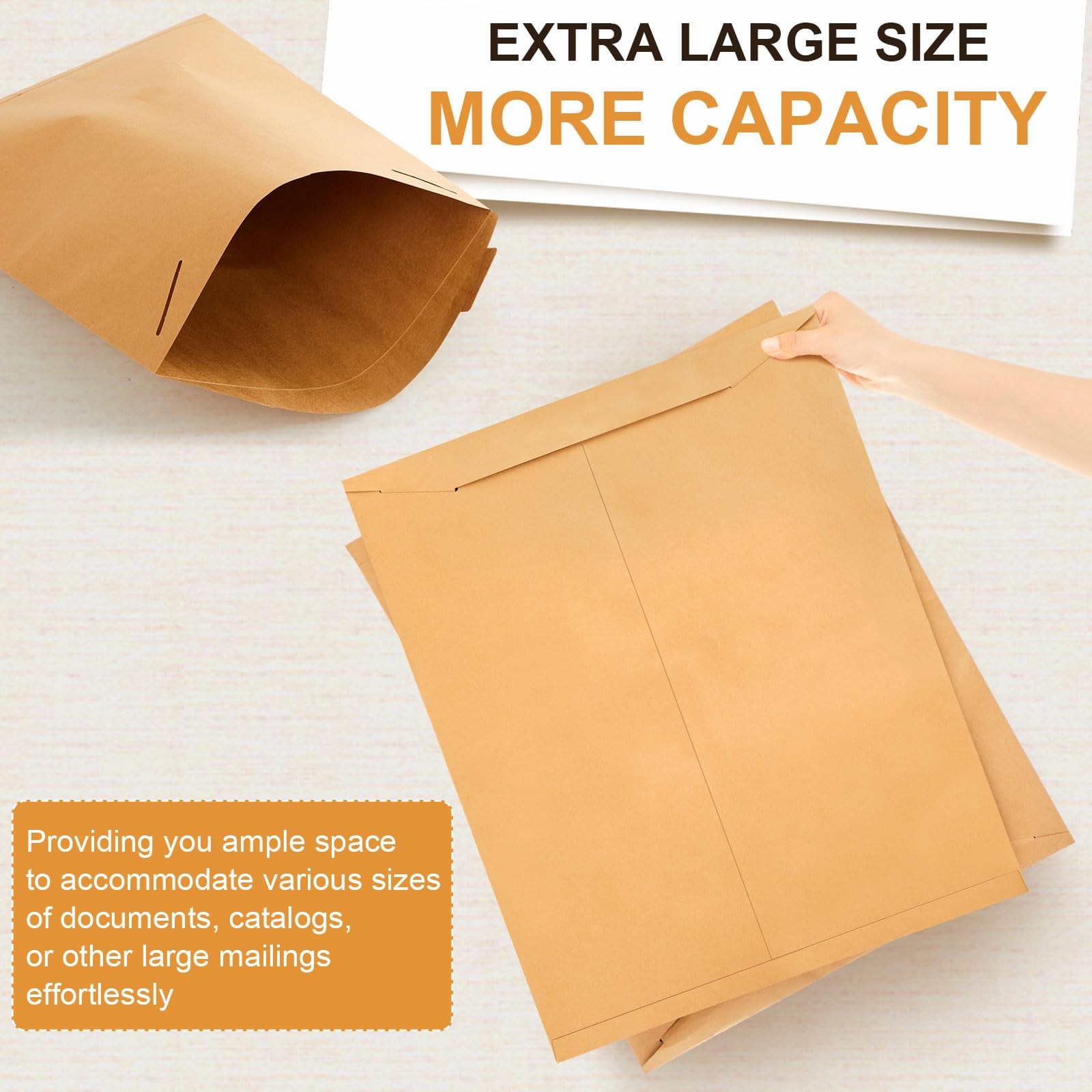 20 Pack 16x20 in Tab Lock Rigid Mailers Extra Large Sturdy Keep Flat Mailers ...