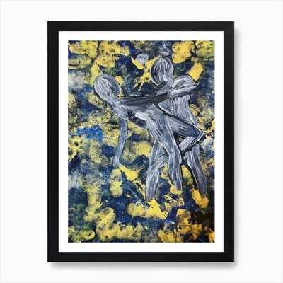 Tanz mit mir Kunstdruck gerahmt Wandbild Poster Leinwanddruck Bild
