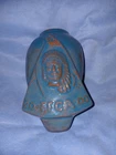 Vintage Frankoma Designed By Joniece Frank Wall Vase 2000 FFCA Indian Embossed